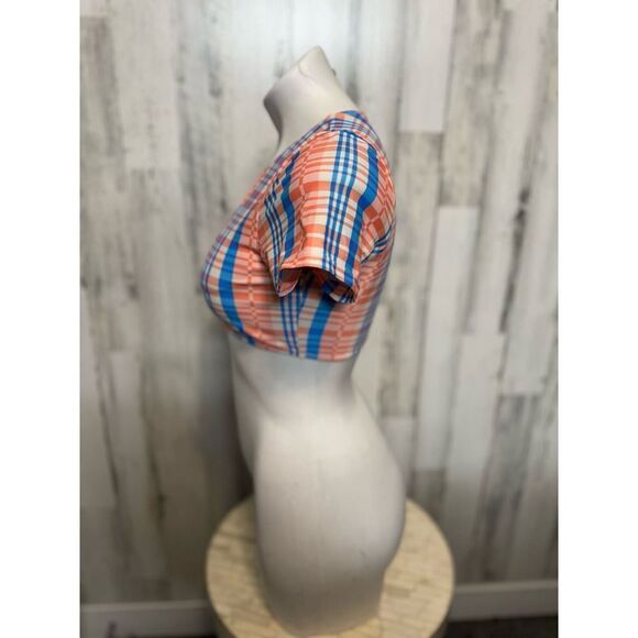 Red and blue crop top - Picture 2 of 5